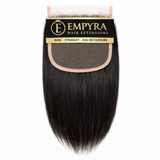 Empyra™ Raw Straight 6x6 HD Closure