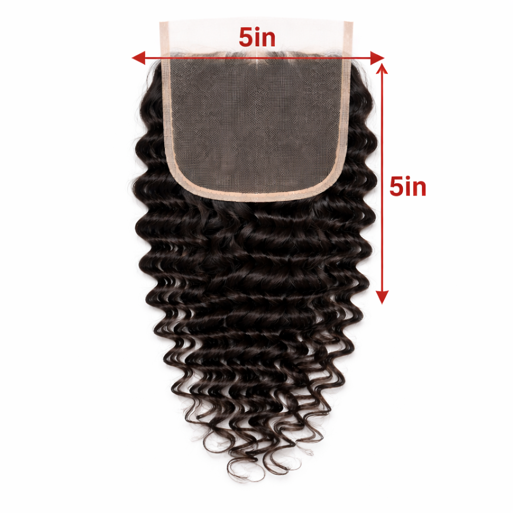 Empyra Raw Deep Wave 5x5 HD Closure