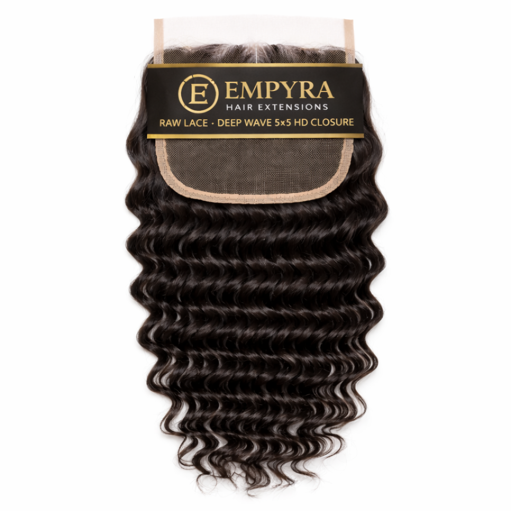 Empyra Raw Deep Wave 5x5 HD Closure