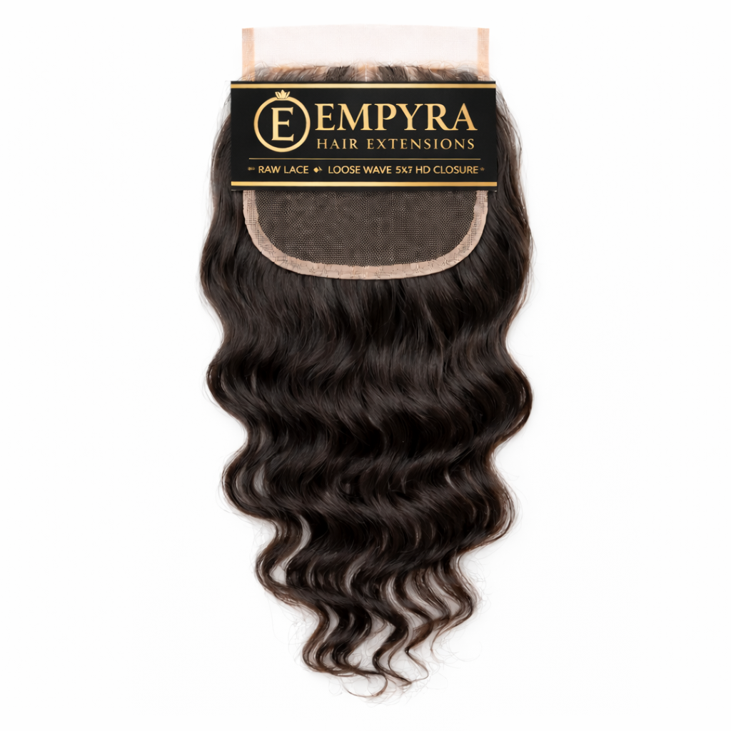 Empyra Raw Loose Wave 5x5 HD Closure