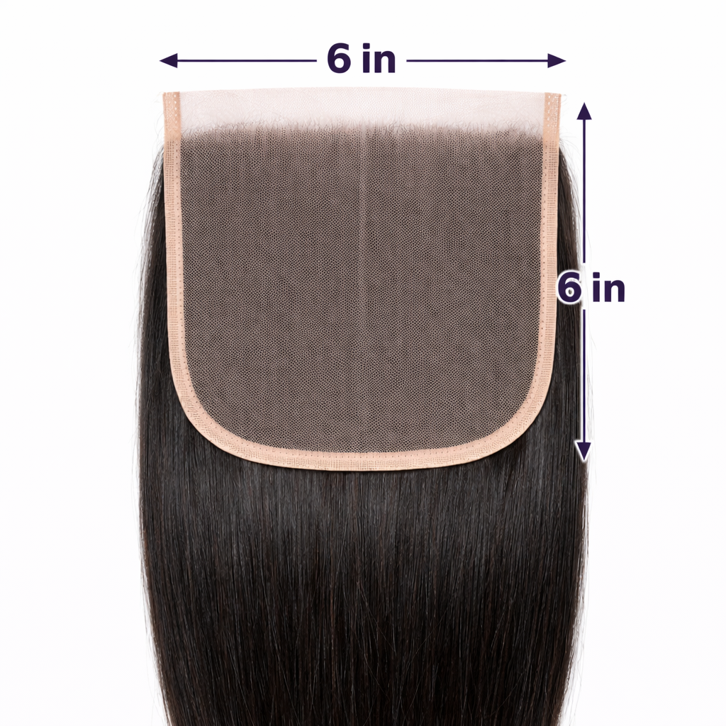 Empyra™ Raw Straight 6x6 HD Closure